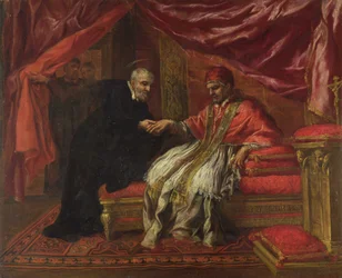St. Filippo Neri heilt Papst Clemens VIII